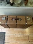 голям стар антикварен куфар над 100 годишен, снимка 4
