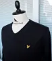 Lyle & Scott Merino Wool  Jumper - мъжки пуловер размер М/L, снимка 3