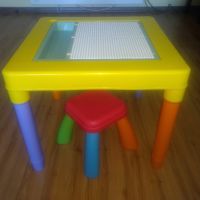 масичка със столче + игри, снимка 2 - Играчки за стая - 45225006