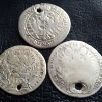 Стара сребърна монета/и 10 , 15 и 20 кройцера -топ цена !, снимка 8 - Нумизматика и бонистика - 45528590