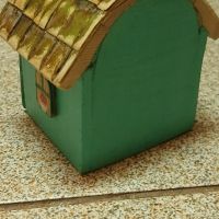 Цветна дървена къщичка , снимка 9 - Сувенири от дърво - 45422575