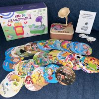 Детски фонограф Jwatch с 99 цветни карти, за деца на 3-6 години(кафяв), снимка 8 - Музикални играчки - 45099377