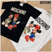 Дамски памучни тениски Mochino -30 лв., снимка 1 - Тениски - 45280740