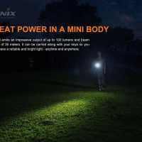 Фенер Fenix E01 V2.0 LED - черен, снимка 3 - Къмпинг осветление - 45006522