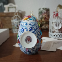 Яйце белгийски порцелан , снимка 6 - Декорация за дома - 44991943