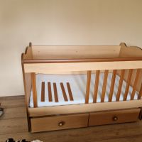 Бебешкото легло “Тони” с размери 70/140 см+ матрак + обиколници + олекотена завивка., снимка 1 - Бебешки легла и матраци - 45397759