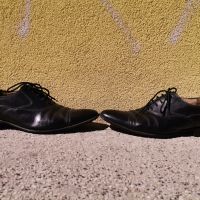 Официални Мъжки Обувки Made in Italy Естествена кожа като нови, снимка 2 - Ежедневни обувки - 38822204