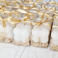 Ароматни бъбъл свещи - подаръци за гости , снимка 1 - Декорация - 45373586