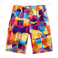 Мъжки плажни къси панталони с анимационни райета, 9цвята , снимка 2 - Къси панталони - 45480405