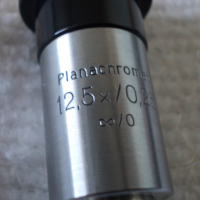 Обектив Planachromat 12.5/0.25 микроскоп Carl Zeiss, снимка 2 - Медицинска апаратура - 45002330