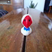 Стара играчка папагал , снимка 2 - Други ценни предмети - 45221637