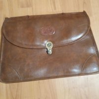 стара мъжка ретро чанта,естествена кожа​, снимка 1 - Антикварни и старинни предмети - 45844251