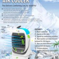 Мобилен охладител, овлажнител AIR COOLER 2в1, снимка 4 - Други стоки за дома - 45337751