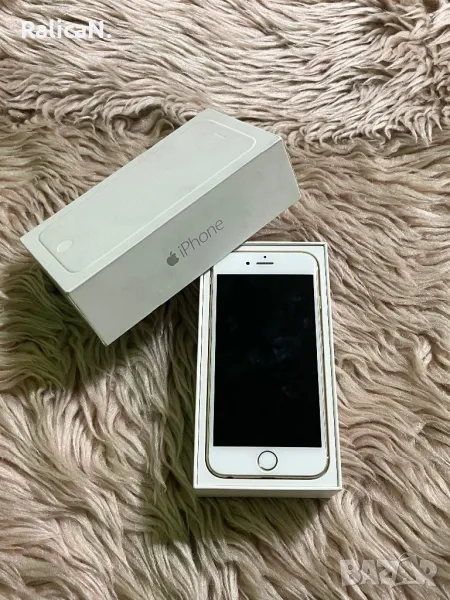 iPhone 6 64gb gold 100% battery health iCloud , снимка 1