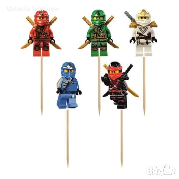 Комплект топери Ninjago, 10 броя 99982, снимка 1