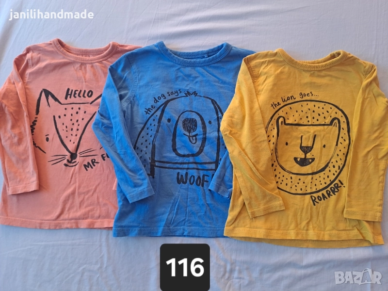 Детски блузки ръст 116, снимка 1
