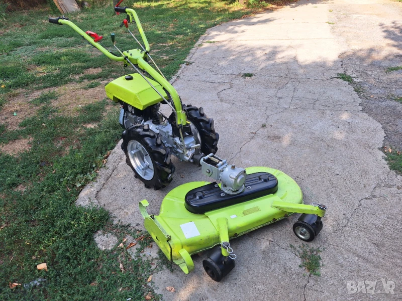 Мулчираща косачка мотоблок двуколка 10к.с. професионална, снимка 1