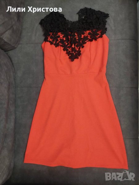 Рокля розова, снимка 1