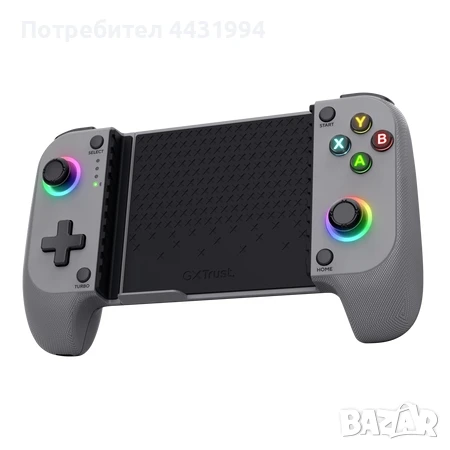 Геймпад, TRUST GXT 735G Mylox Wireless mobile Gaming Controller - Grey, снимка 1