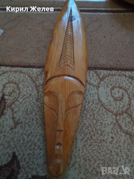 Маска дървена африканска 4942, снимка 1