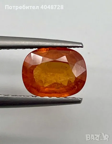 Естествен Спесартитов Гранат 2.45ct. - Намибия, снимка 1