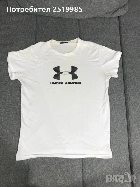Бяла тениска Under Armour , снимка 1