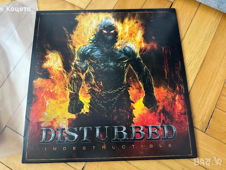 Disturbed - Indestructible [LP] (vinyl) NM, снимка 1