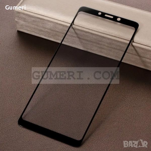 Стъклен Протектор за Целия Екран Full Glue за Samsung Galaxy A9 2018, снимка 1