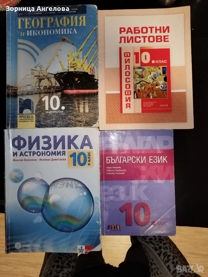 География 10 клас, Физика 10 клас, Български Език 10.клас.., снимка 1