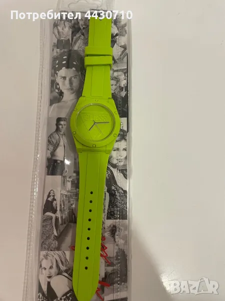 Зелен часовник Guess, снимка 1