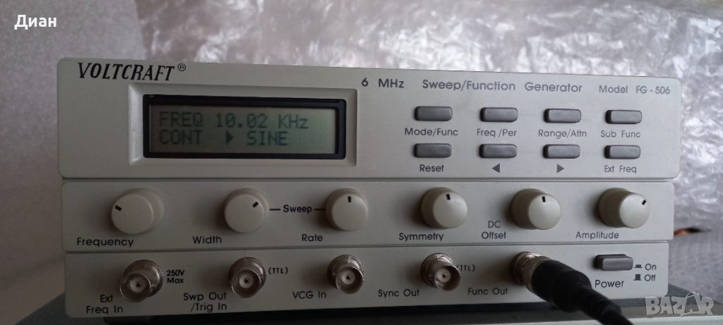 Функционален генератор Voltcraft FG-506, снимка 1