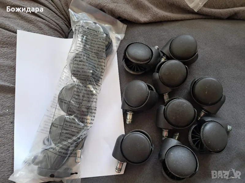 Колелца за офис стол, снимка 1