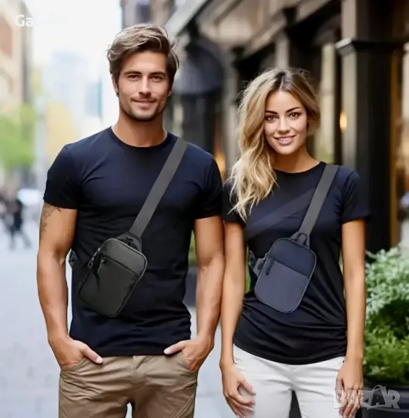 Модни платнени чантички за през рамо /В два варианта за телефон, спорт и разходки!, снимка 1