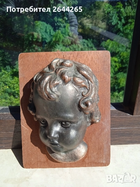 Бронзова пластика НАПОЛЕОН-дете19век., снимка 1