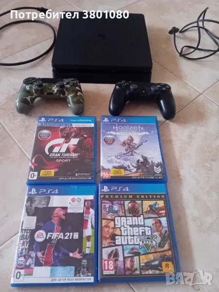 Ps4 1 tb slim, снимка 1