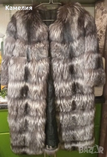 Палта от сребърна лисица , снимка 1