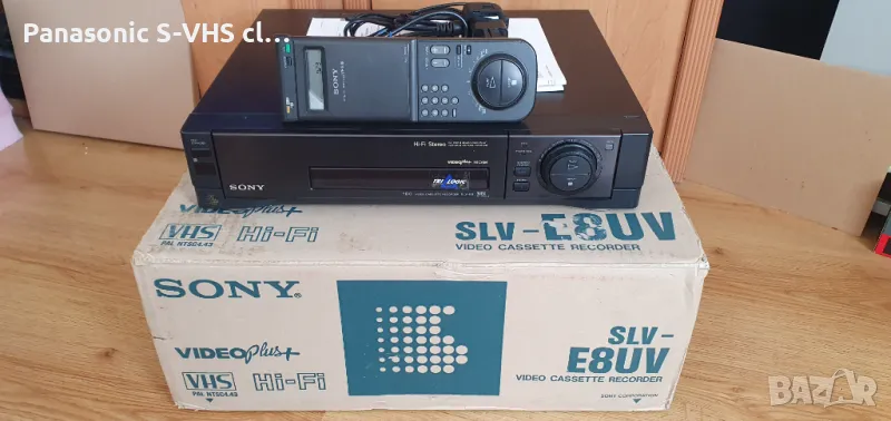 SONY SLV-E8UV VHS Hi-Fi stereo Sp/Lp  rec & Play, снимка 1