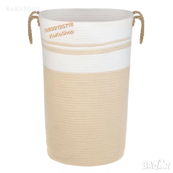 Кош за пране-Ø42x55 см./кош за дрехи, снимка 1