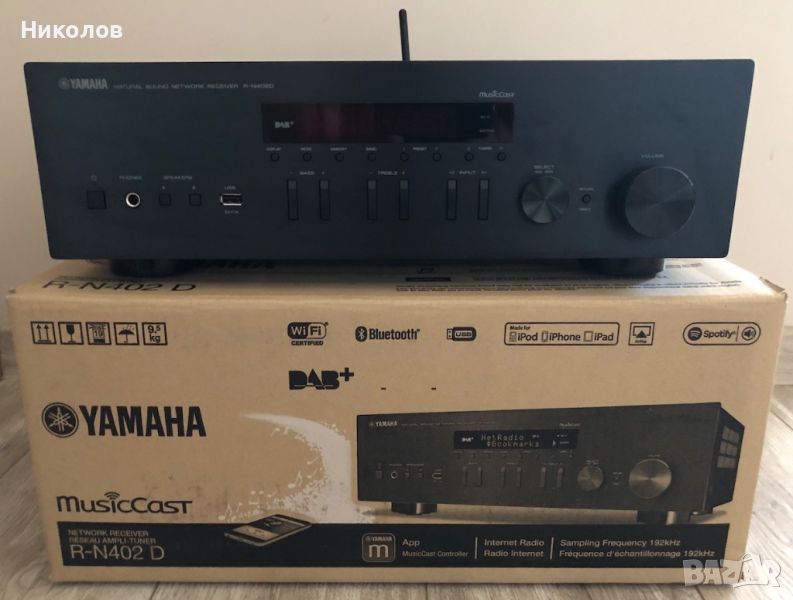 Стерео Ресийвър YAMAHA MusicCast R-N402D, снимка 1