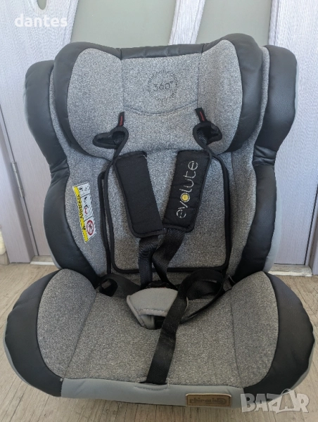 Столче за кола chipolino evolute 360 стол за кола изофикс, снимка 1