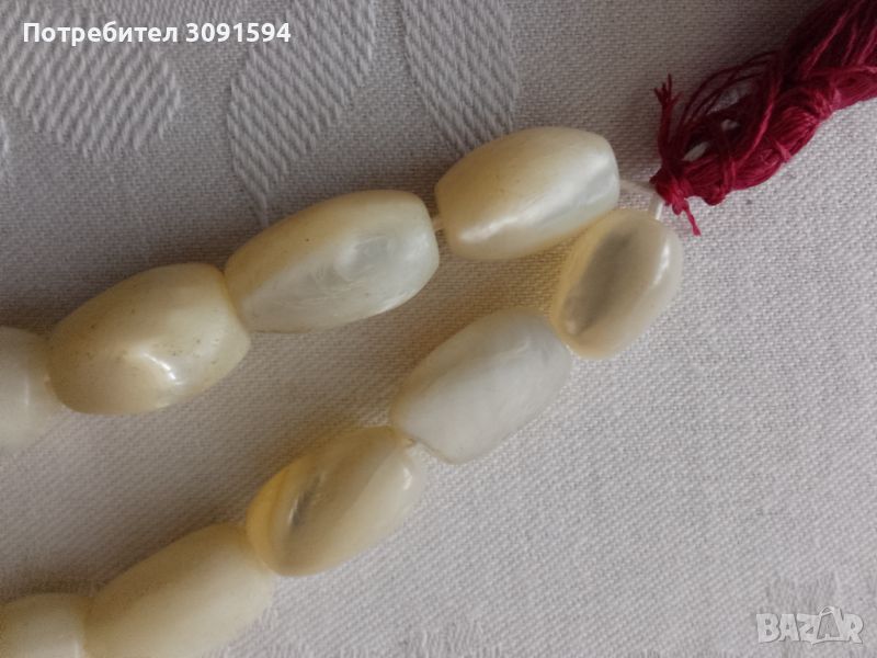 Стара седефена броеница , снимка 1