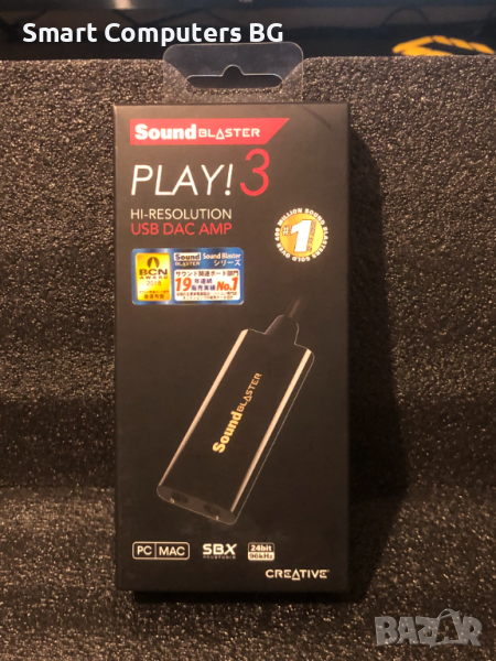 Creative Sound Blaster Play 3 USB Sound Card Външна Звукова карта, снимка 1