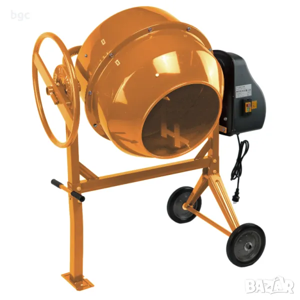 НОВА 180Л БЕТОНОБЪРКАЧКА МОЩНА с ЧУГУНЕН ВЕНЕЦ - 24 месеца гаранция, снимка 1