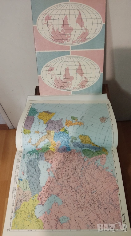 Атлас на света-старо немско издание 1962г - 320стр., снимка 1