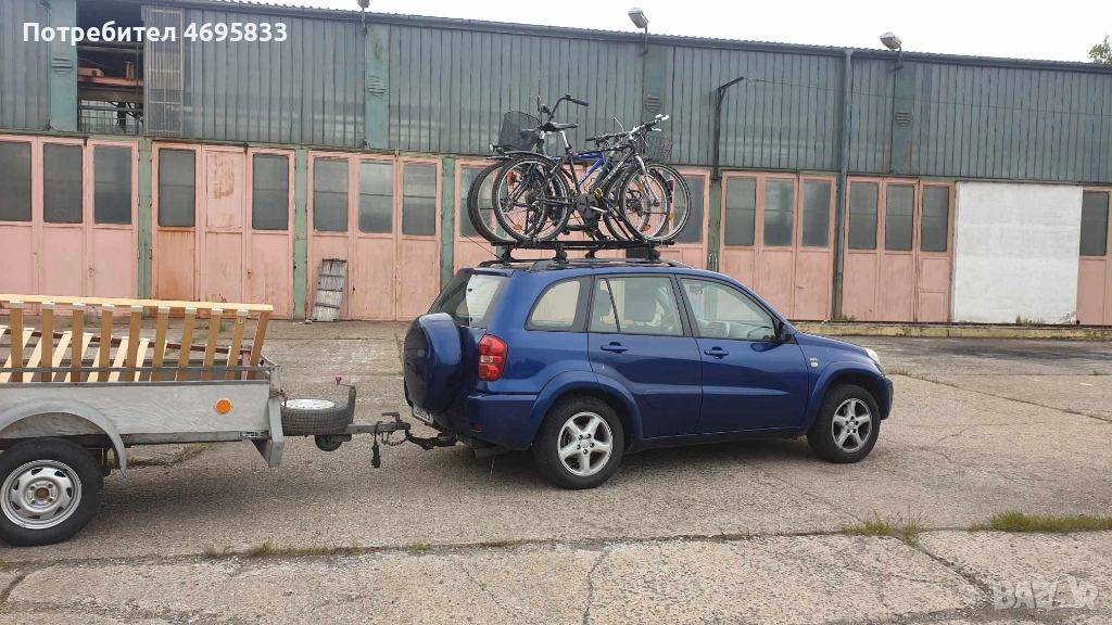 Багажник за велосипеди 3бр. Монтаж на покрива на автомобила. , снимка 1