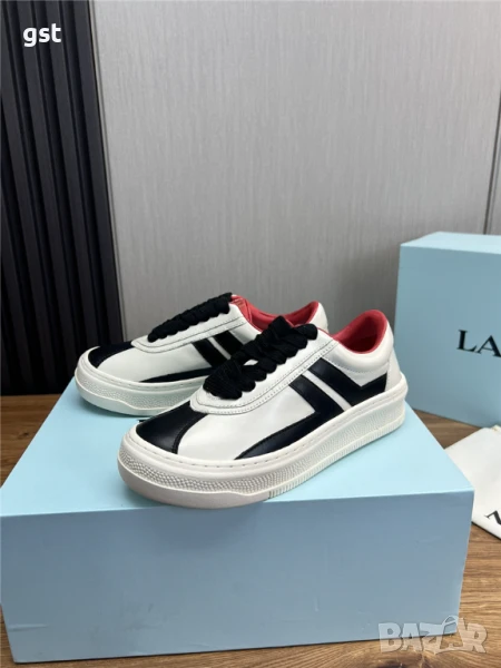 Уникални Редки Lanvin Дизайнерски Унисекс Мъжки дамски обувки Сникърси Маратонки , снимка 1