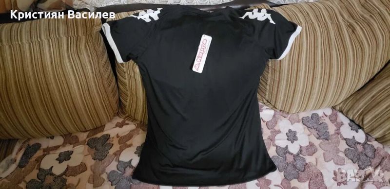 Kappa черна тениска XL размер, снимка 1