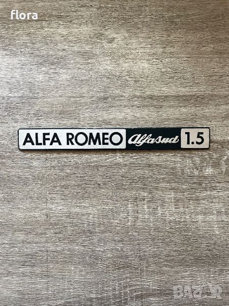 Alfa Romeo Alfasud logo /Emblem Rear Badge, снимка 1