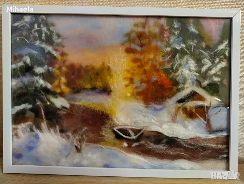 Декоративни животни и картини от вълна 100%, снимка 1