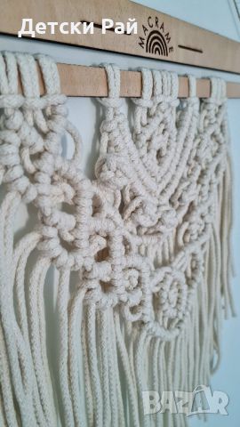 Макраме пано - стенна декорация в бохо стил, снимка 2 - Пана - 45255329